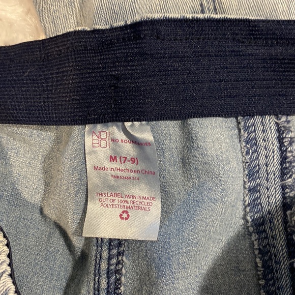 NoBo bell bottom pull on jeans size M 7/9 NWT - Picture 6 of 8